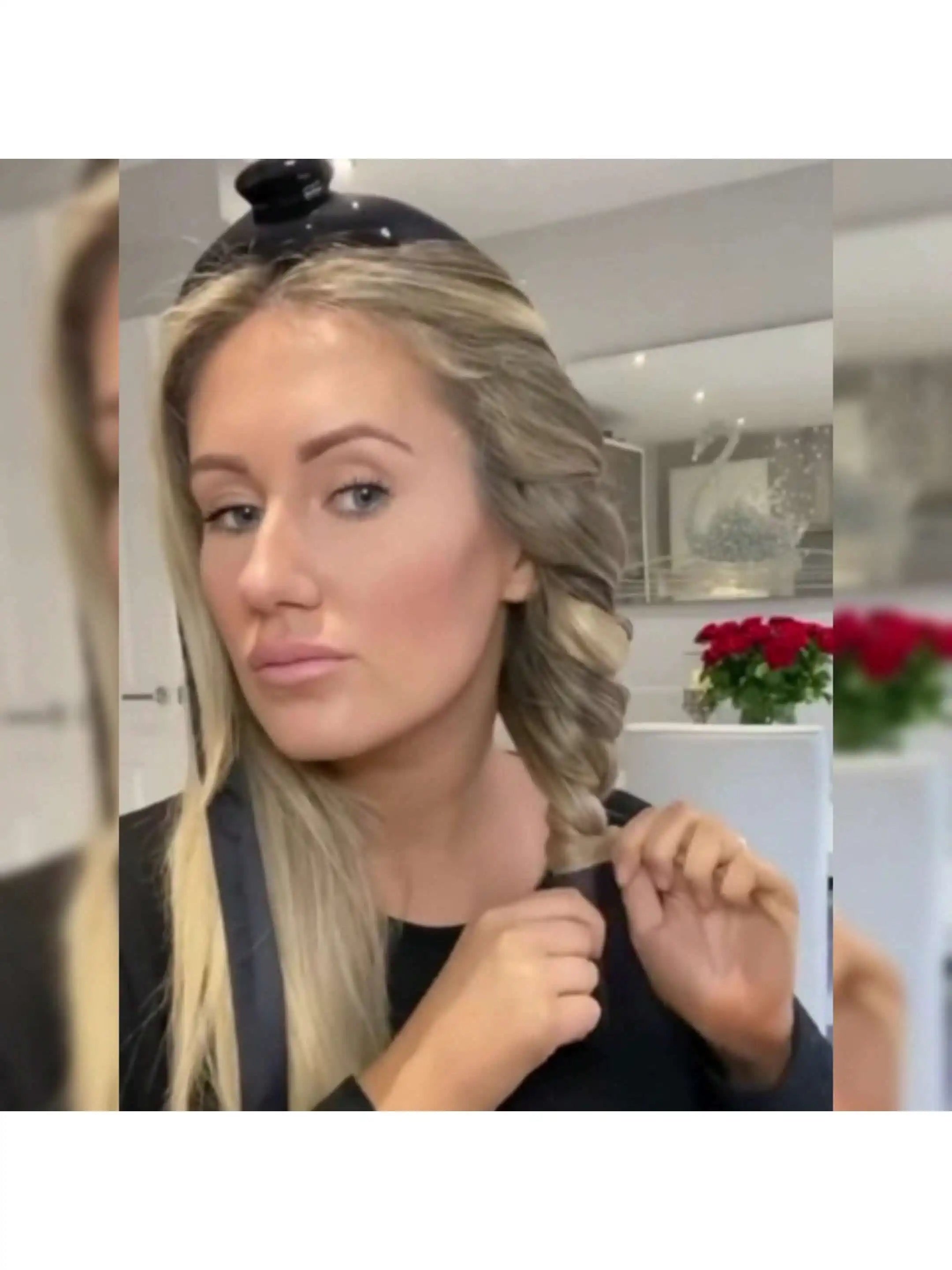 No-Heat Curling Set - 6 Pcs with Satin Sleep Cap