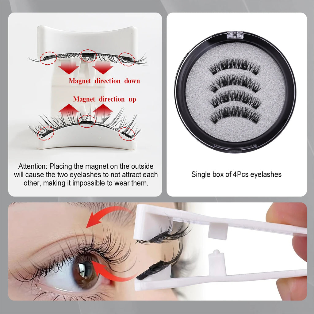 Magnetic Eyelashes with Applicator
