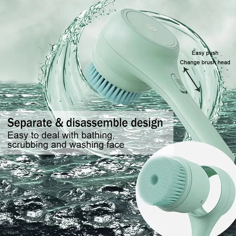 Electric Body Brush - Back Scrubber for Shower & Exfoliation