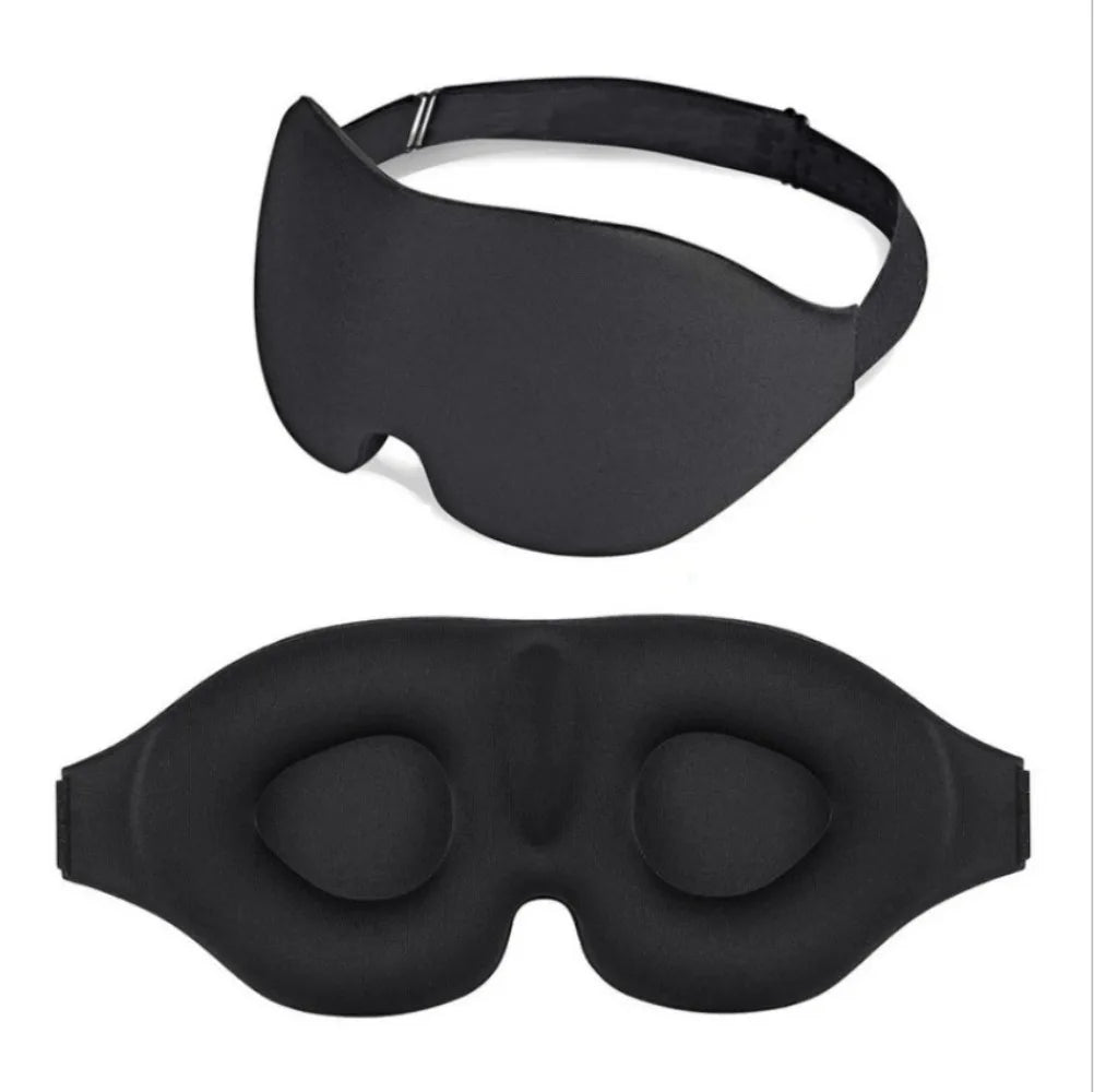 3D Padded Sleep Mask - Soft Light Blocking Eye Mask