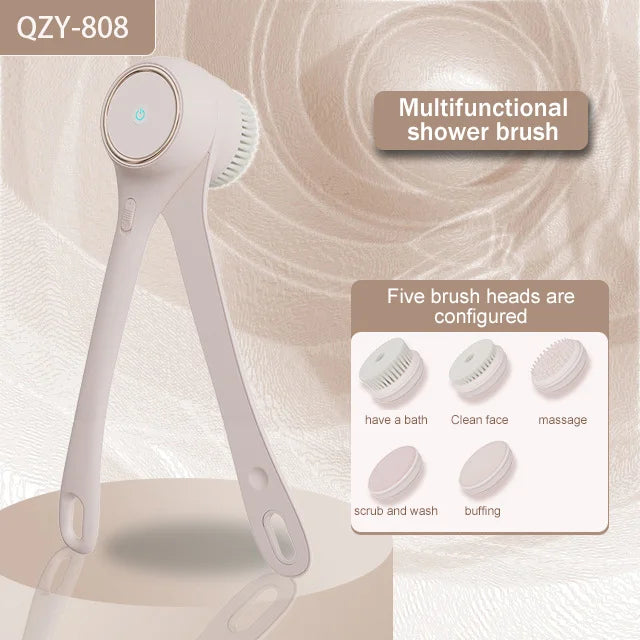 Electric Body Brush - Back Scrubber for Shower & Exfoliation