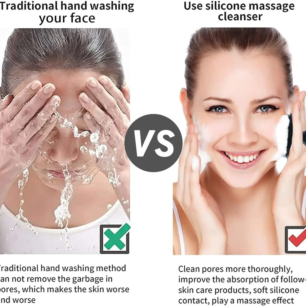 Silicone Face Scrubber - Facial Cleansing Brush