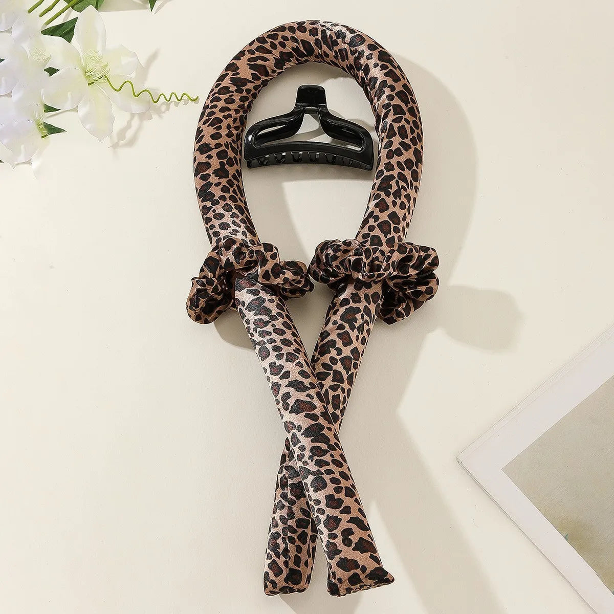 Heatless Silk Curler Kit - Sleep Mask & Shower Cap Set